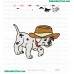 101 Dalmatians Embroidery Design 77