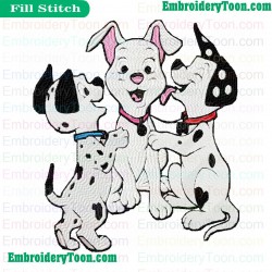 101 Dalmatians Embroidery Design 90