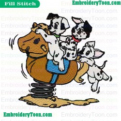 101 Dalmatians Embroidery Design 95