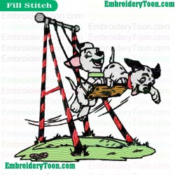 101 Dalmatians Embroidery Design 96