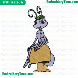 A Bugs Life Embroidery Design 01