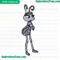 A Bugs Life Embroidery Design 04