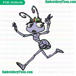 A Bugs Life Embroidery Design 05