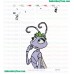 A Bugs Life Embroidery Design 06