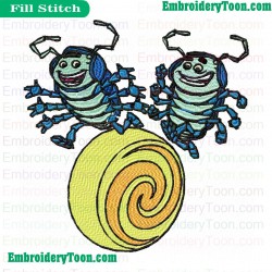 A Bugs Life Embroidery Design 09