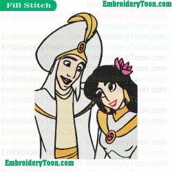 Aladdin And The King Of Thieves Embroidery Design 01