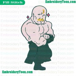 Alex Armstrong Fullmetal Alchemist Embroidery Design