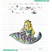 Alice In Wonderland Embroidery Design 09