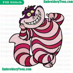 Alice In Wonderland Embroidery Design 18