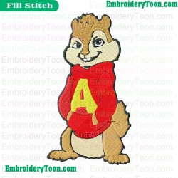 Alvin Happy Embroidery Design