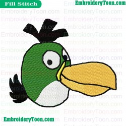 Angry Birds Boy Embroidery Design 017