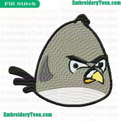 Angry Birds Embroidery Design 001