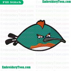 Angry Birds Embroidery Design 004