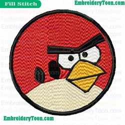 Angry Birds Embroidery Design 005