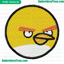 Angry Birds Embroidery Design 007