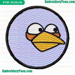 Angry Birds Embroidery Design 009