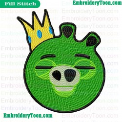 Angry Birds Embroidery Design 035