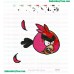 Angry Birds Embroidery Design 036