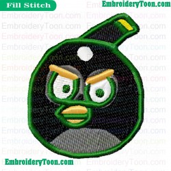 Angry Birds Embroidery Design 039