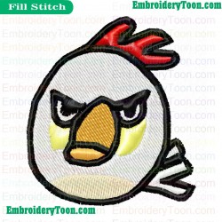 Angry Birds Embroidery Design 041