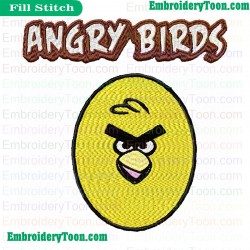 Angry Birds Embroidery Design 043