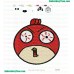 Angry Birds Embroidery Design 050