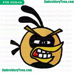Angry Birds Embroidery Design 053