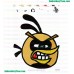 Angry Birds Embroidery Design 053