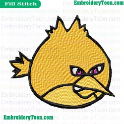 Angry Birds Embroidery Design 25