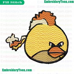 Angry Birds Embroidery Design 26