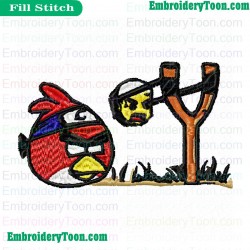 Angry Birds Embroidery Design 37