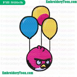 Angry Birds Embroidery Design 45