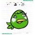 Angry Birds Embroidery Design 49