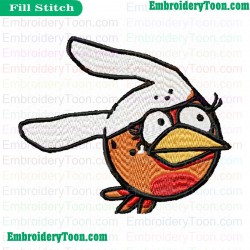Angry Birds Embroidery Design 50