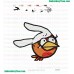 Angry Birds Embroidery Design 50