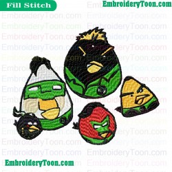 Angry Birds Embroidery Design 53