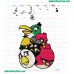 Angry Birds Group Embroidery Design