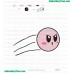 Angry Birds Kirby Embroidery Design