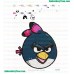 Angry Birds Sister Embroidery Design 02