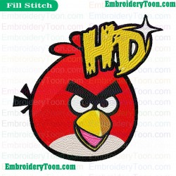 Angry Birds Space Embroidery Design 19
