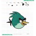 Angry Birds Space Embroidery Design 26