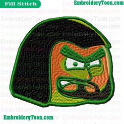Angry Savior Embroidery Design