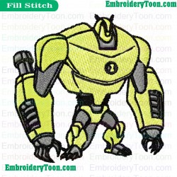 Armodirllo Embroidery Design