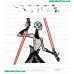 Asajj Ventress Star Wars Embroidery Design