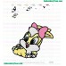 Baby Lola Looney Tunes Embroidery Design