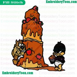 Baby Looney Tunes Embroidery Design 09