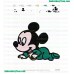 Baby Mickey Mouse Embroidery Design 02