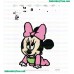 Baby Minnie Mouse Embroidery Design