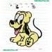 Baby Pluto Dog Looney Tunes Embroidery Design 06