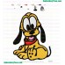 Baby Pluto Dog Looney Tunes Embroidery Design 07
